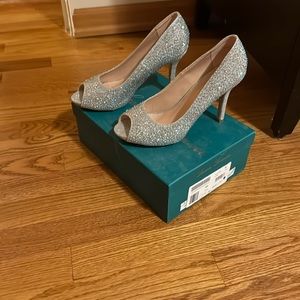 Lauren Lorraine rhinestone heels
